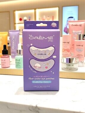The Crème Shop Fiber Under Eye Patches - Brightening Vitamin C